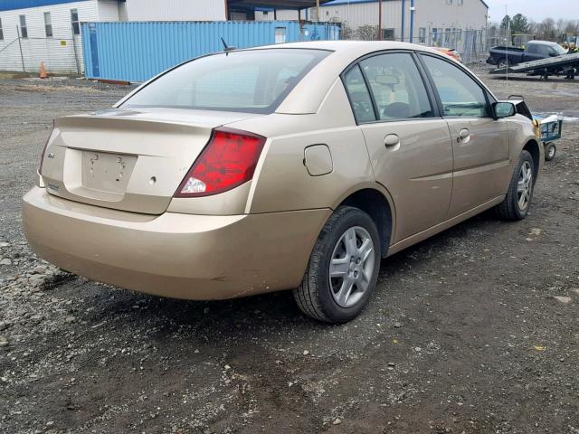 1G8AJ55F47Z134862 - 2007 SATURN ION LEVEL GOLD photo 4