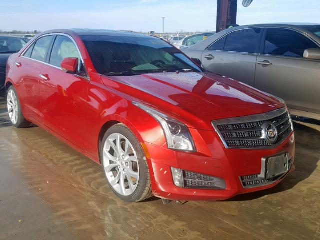 1G6AE5SX4D0156581 - 2013 CADILLAC ATS PREMIU RED photo 1