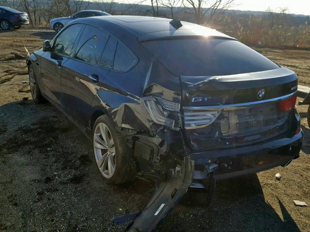 WBASN4C51AC208412 - 2010 BMW 550 GT BLACK photo 3