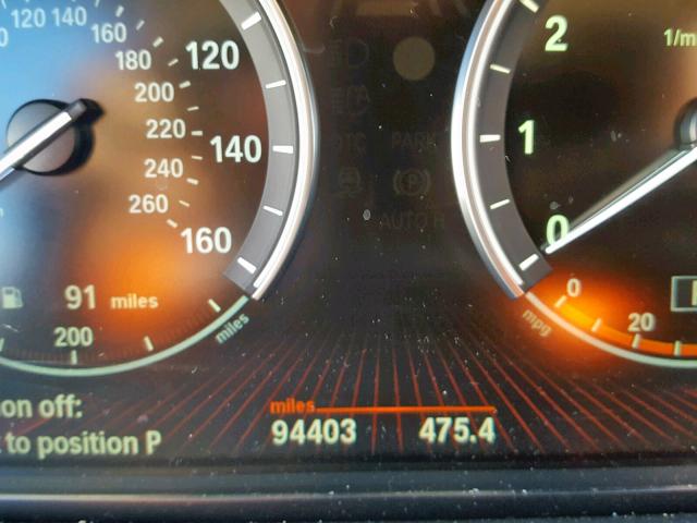 WBASN4C51AC208412 - 2010 BMW 550 GT BLACK photo 8