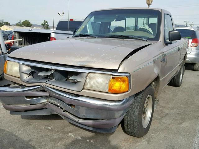 1FTCR10A2VPB58744 - 1997 FORD RANGER GOLD photo 2