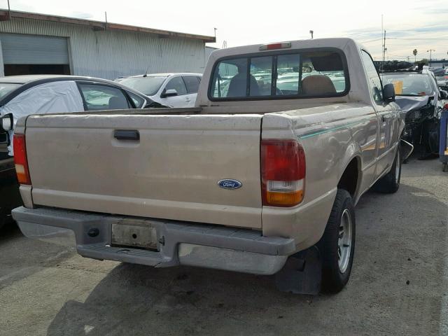 1FTCR10A2VPB58744 - 1997 FORD RANGER GOLD photo 4