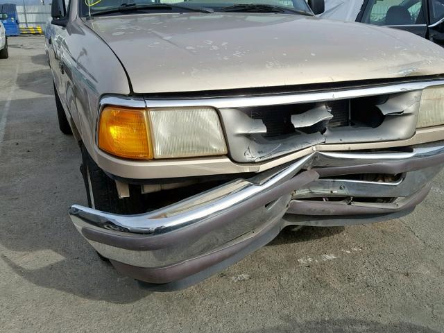 1FTCR10A2VPB58744 - 1997 FORD RANGER GOLD photo 9