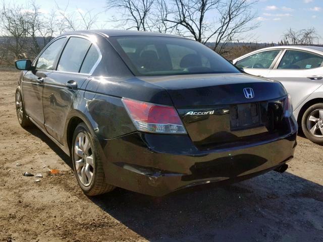 1HGCP2F72AA111848 - 2010 HONDA ACCORD EX შავი ფოტო 3