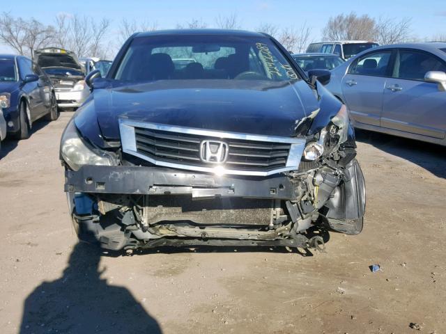 1HGCP2F72AA111848 - 2010 HONDA ACCORD EX შავი ფოტო 9