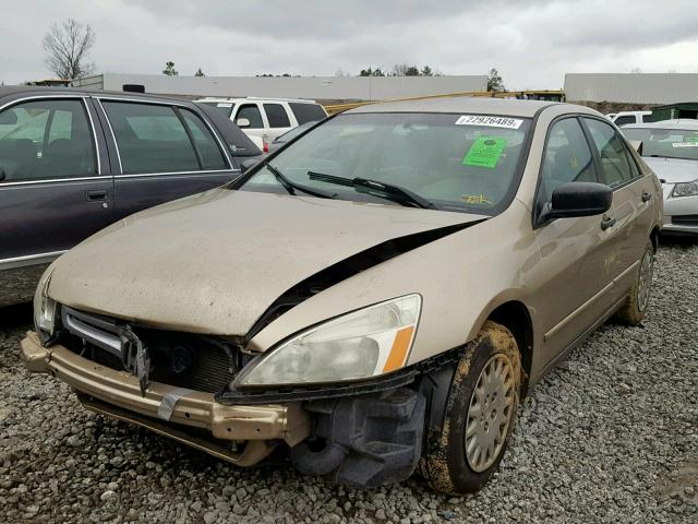 1HGCM56145A128968 - 2005 HONDA ACCORD DX GOLD photo 2