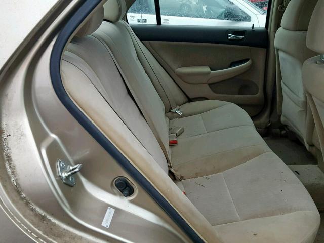 1HGCM56145A128968 - 2005 HONDA ACCORD DX GOLD photo 6