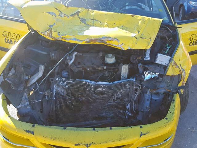 2D4GP44L77R308565 - 2007 DODGE GRAND CARA YELLOW photo 7