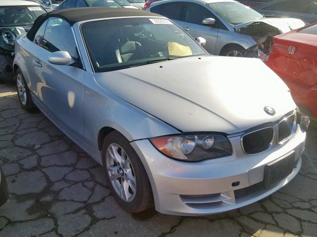 WBAUN13519VH81126 - 2009 BMW 128 I SILVER photo 1