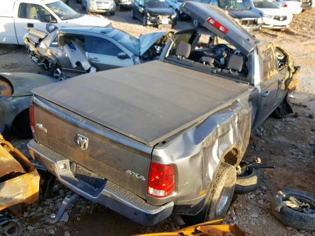 3D73Y4CL6BG505662 - 2011 DODGE RAM 3500 GRAY photo 4