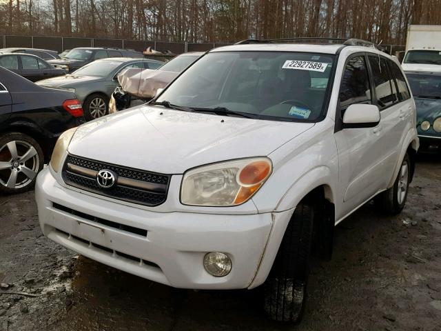 JTEHD20V950071893 - 2005 TOYOTA RAV4 WHITE photo 2