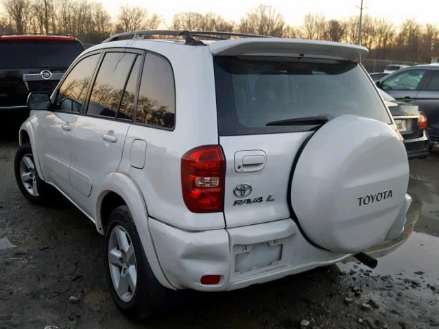 JTEHD20V950071893 - 2005 TOYOTA RAV4 WHITE photo 3