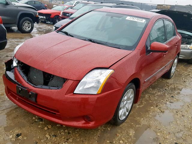 3N1AB6AP3BL608293 - 2011 NISSAN SENTRA 2.0 RED photo 2