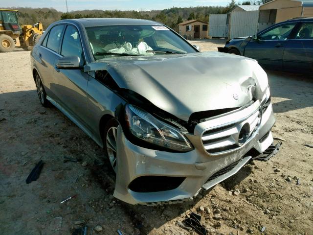 WDDHF8JB0FB124515 - 2015 MERCEDES-BENZ E 350 4MAT GRAY photo 1