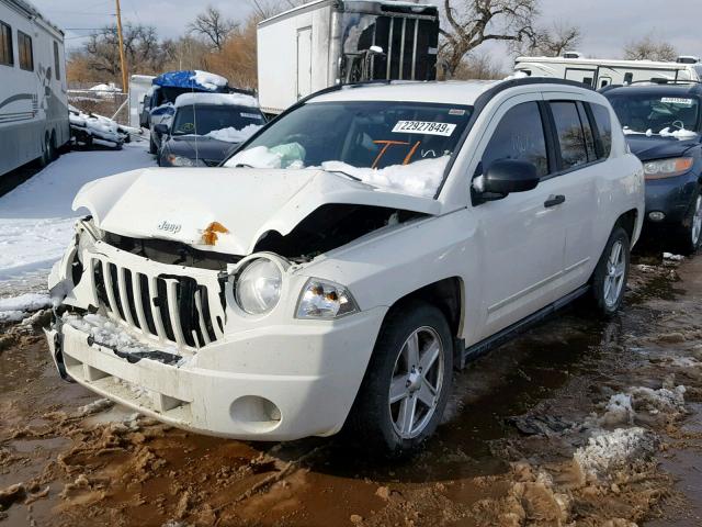 1J4FF47B29D137366 - 2009 JEEP COMPASS SP WHITE photo 2