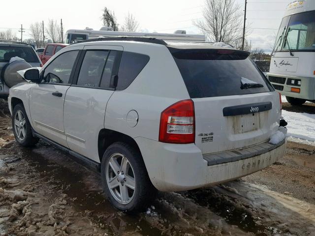 1J4FF47B29D137366 - 2009 JEEP COMPASS SP WHITE photo 3