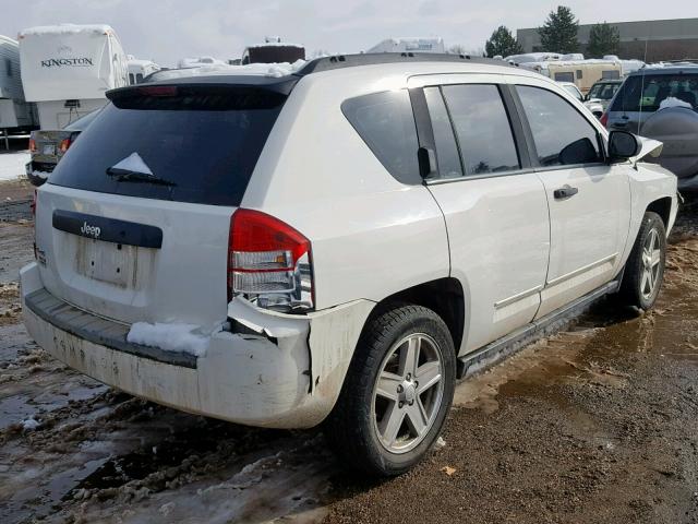 1J4FF47B29D137366 - 2009 JEEP COMPASS SP WHITE photo 4