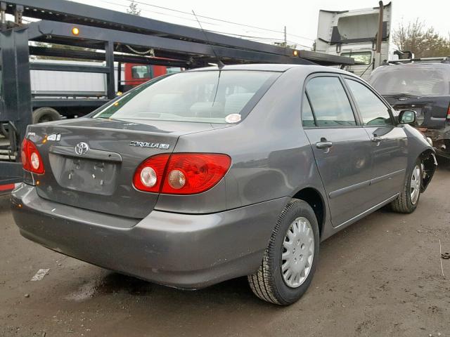 2T1BR32E16C664895 - 2006 TOYOTA COROLLA CE GRAY photo 4