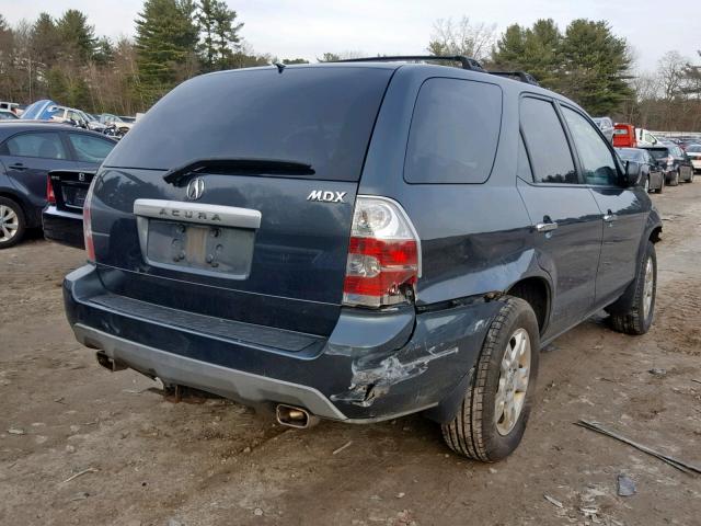 2HNYD18675H507397 - 2005 ACURA MDX TOURIN GREEN photo 4