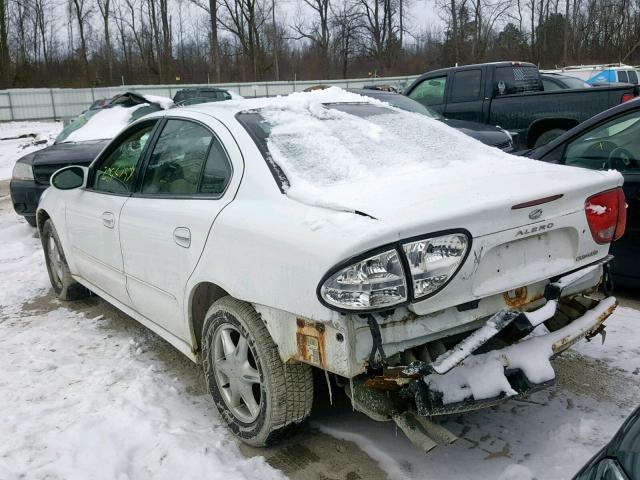 1G3NL52E11C154476 - 2001 OLDSMOBILE ALERO GL WHITE photo 3