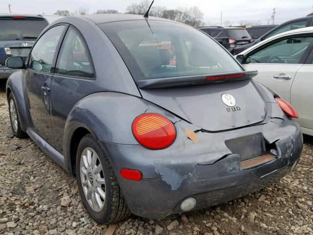 3VWCK31C35M405031 - 2005 VOLKSWAGEN NEW BEETLE GRAY photo 3