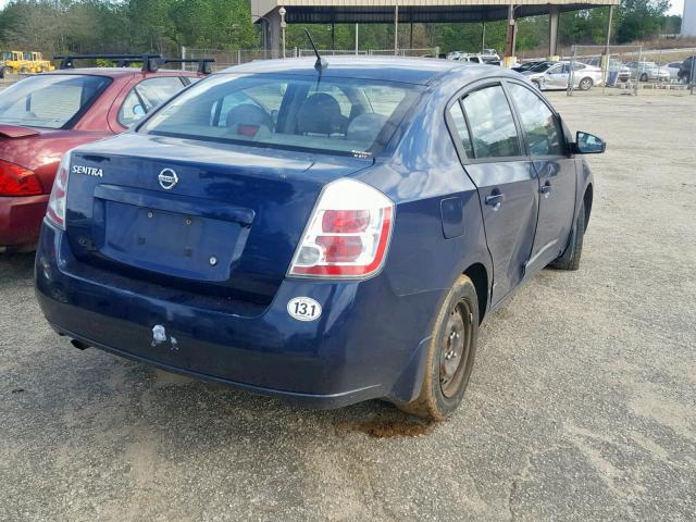 3N1AB61E39L613695 - 2009 NISSAN SENTRA 2.0 BLUE photo 4