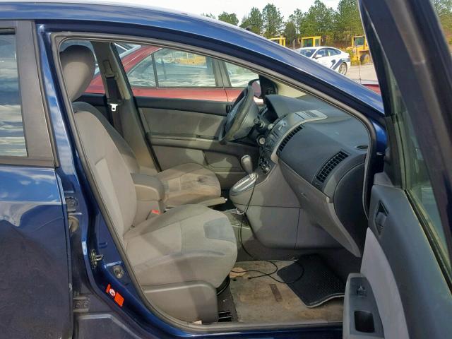 3N1AB61E39L613695 - 2009 NISSAN SENTRA 2.0 BLUE photo 5