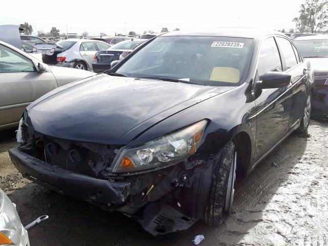 1HGCP26858A164370 - 2008 HONDA ACCORD EXL BLACK photo 2