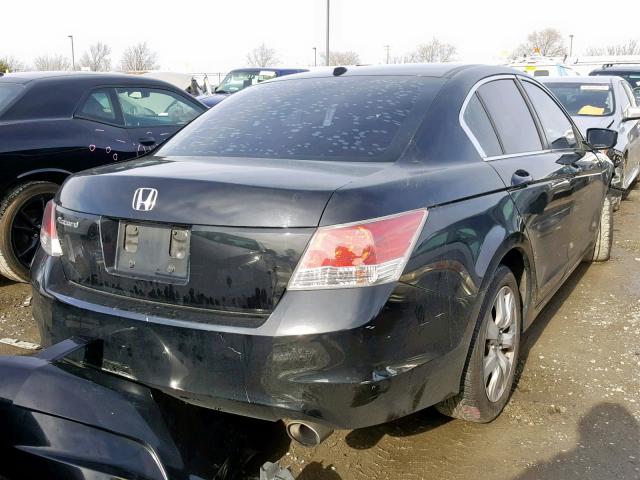 1HGCP26858A164370 - 2008 HONDA ACCORD EXL BLACK photo 4