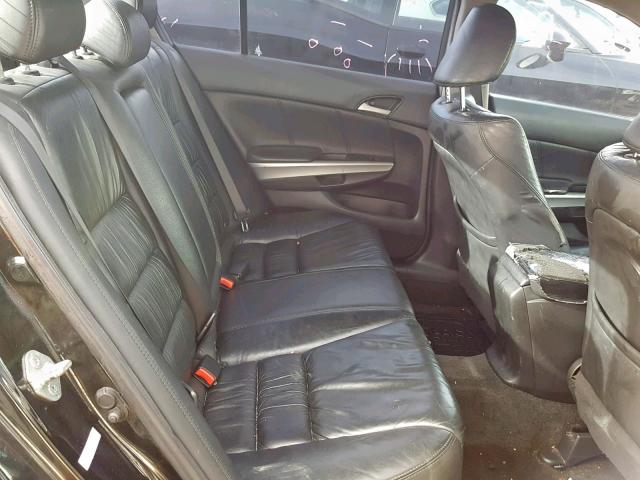 1HGCP26858A164370 - 2008 HONDA ACCORD EXL BLACK photo 6