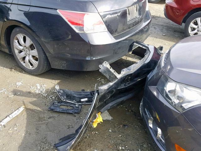 1HGCP26858A164370 - 2008 HONDA ACCORD EXL BLACK photo 9