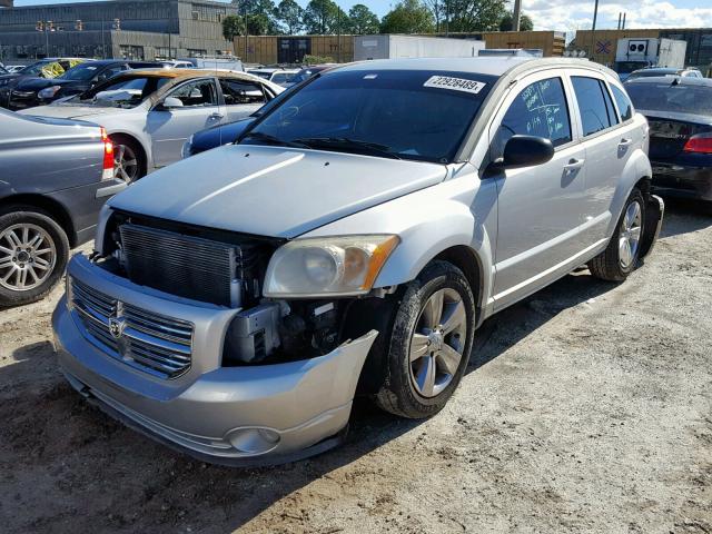 1B3CB3HA5BD107189 - 2011 DODGE CALIBER MA SILVER photo 2