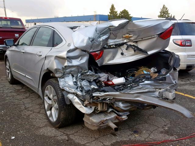 2G1145S34G9126674 - 2016 CHEVROLET IMPALA LTZ SILVER photo 3