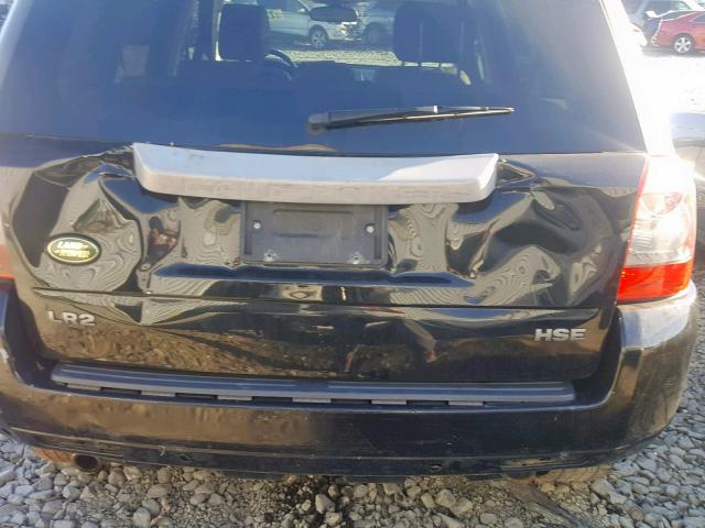 SALFR2BN0AH187983 - 2010 LAND ROVER LR2 HSE შავი ფოტო 9