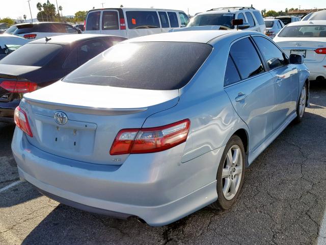 4T1BE46K47U660731 - 2007 TOYOTA CAMRY NEW BLUE photo 4