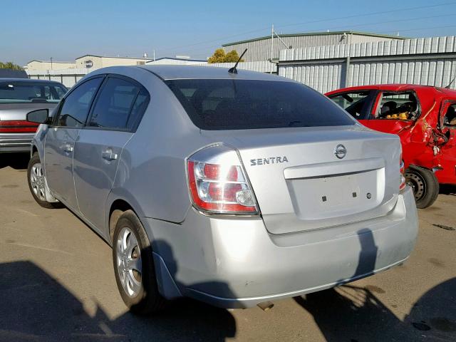 3N1AB61E69L606918 - 2009 NISSAN SENTRA 2.0 SILVER photo 3