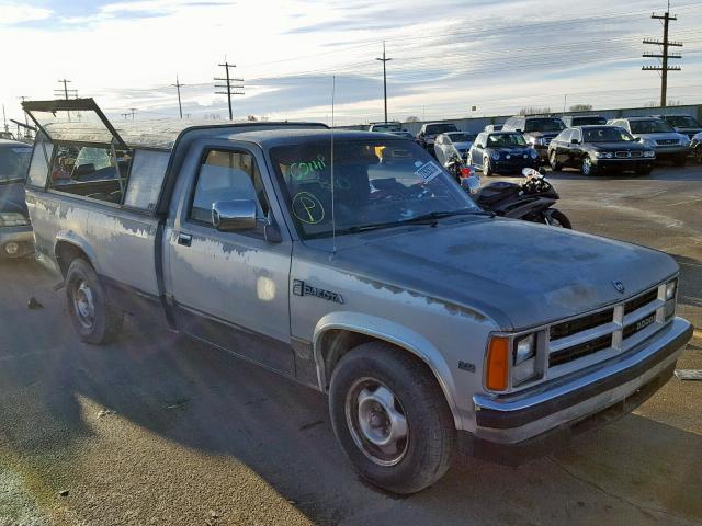 1B7GL26X9KS040851 - 1989 DODGE DAKOTA GRAY photo 1