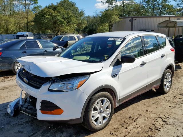 1FMCU0F75FUA99918 - 2015 FORD ESCAPE S WHITE photo 2