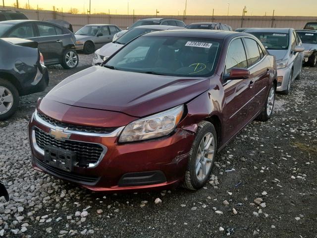 1G11C5SL8FF183453 - 2015 CHEVROLET MALIBU 1LT 栗色 照片 2