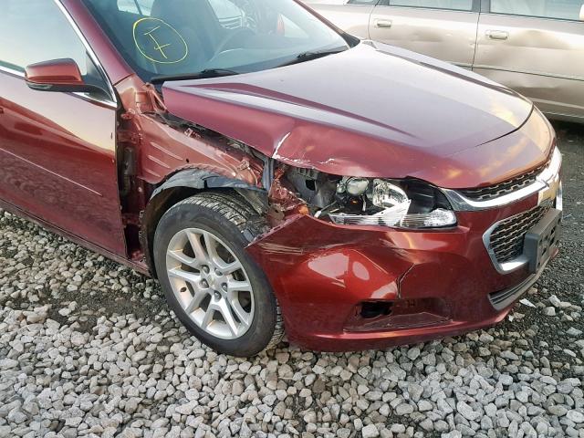 1G11C5SL8FF183453 - 2015 CHEVROLET MALIBU 1LT 栗色 照片 9