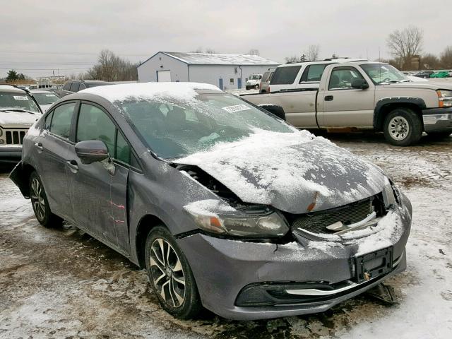 2HGFB2F86EH559490 - 2014 HONDA CIVIC EX GRAY photo 1