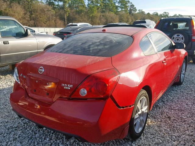 1N4BL24E48C220808 - 2008 NISSAN ALTIMA 3.5 RED photo 4