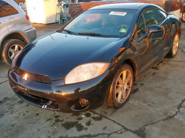 4A3AK64F97E065178 - 2007 MITSUBISHI ECLIPSE ES BLACK photo 2