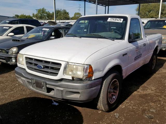 1FTYR10D22PA44030 - 2002 FORD RANGER WHITE photo 2