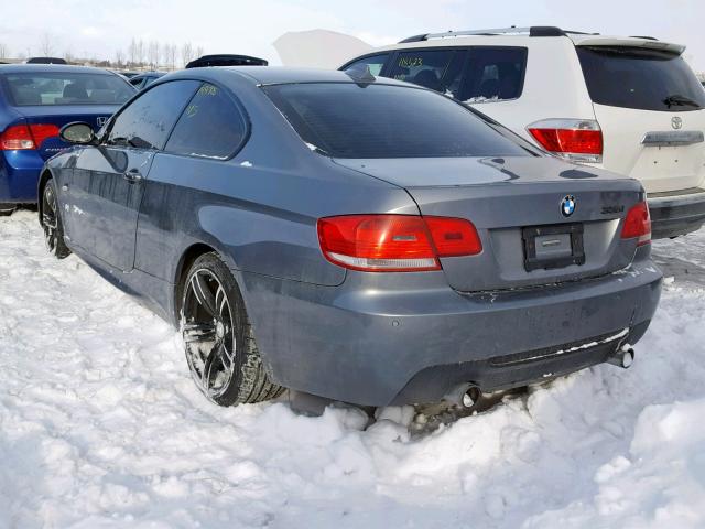 WBAWC73599E068716 - 2009 BMW 335 XI GRAY photo 3