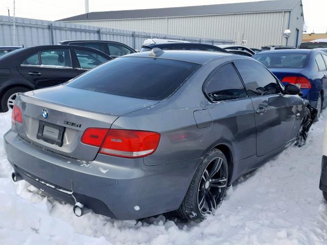 WBAWC73599E068716 - 2009 BMW 335 XI GRAY photo 4