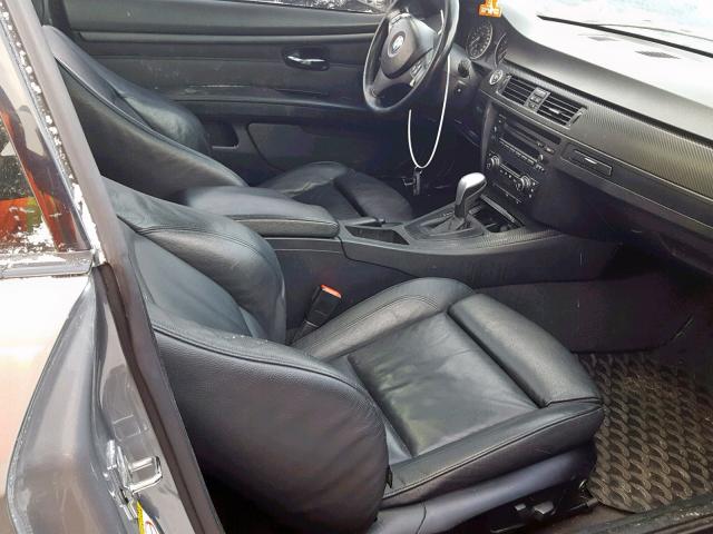 WBAWC73599E068716 - 2009 BMW 335 XI GRAY photo 5