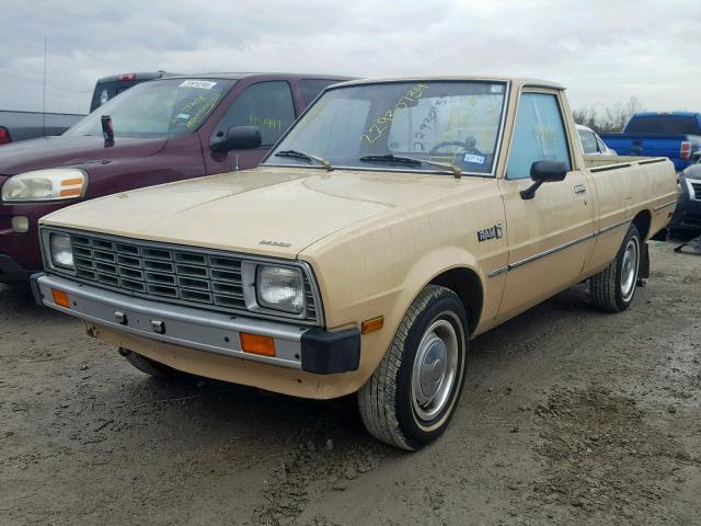 JB7FP2452BY107644 - 1981 DODGE D50 CUSTOM BEIGE photo 2