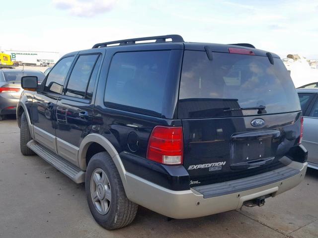 1FMPU17586LA04164 - 2006 FORD EXPEDITION BLACK photo 3