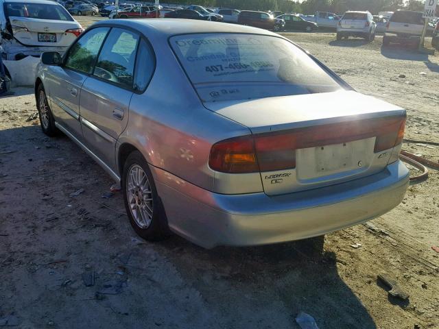 4S3BE635537208357 - 2003 SUBARU LEGACY L SILVER photo 3